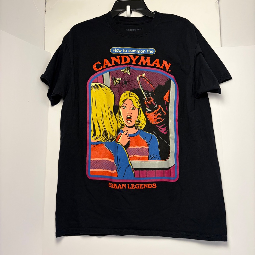 Candyman Farewell to the Flesh Shirt Mens Large Black Goodie Two Sleeves Horror